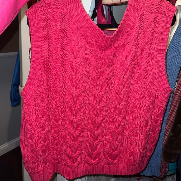 altard state pink sweater vest - Picture 4 of 4